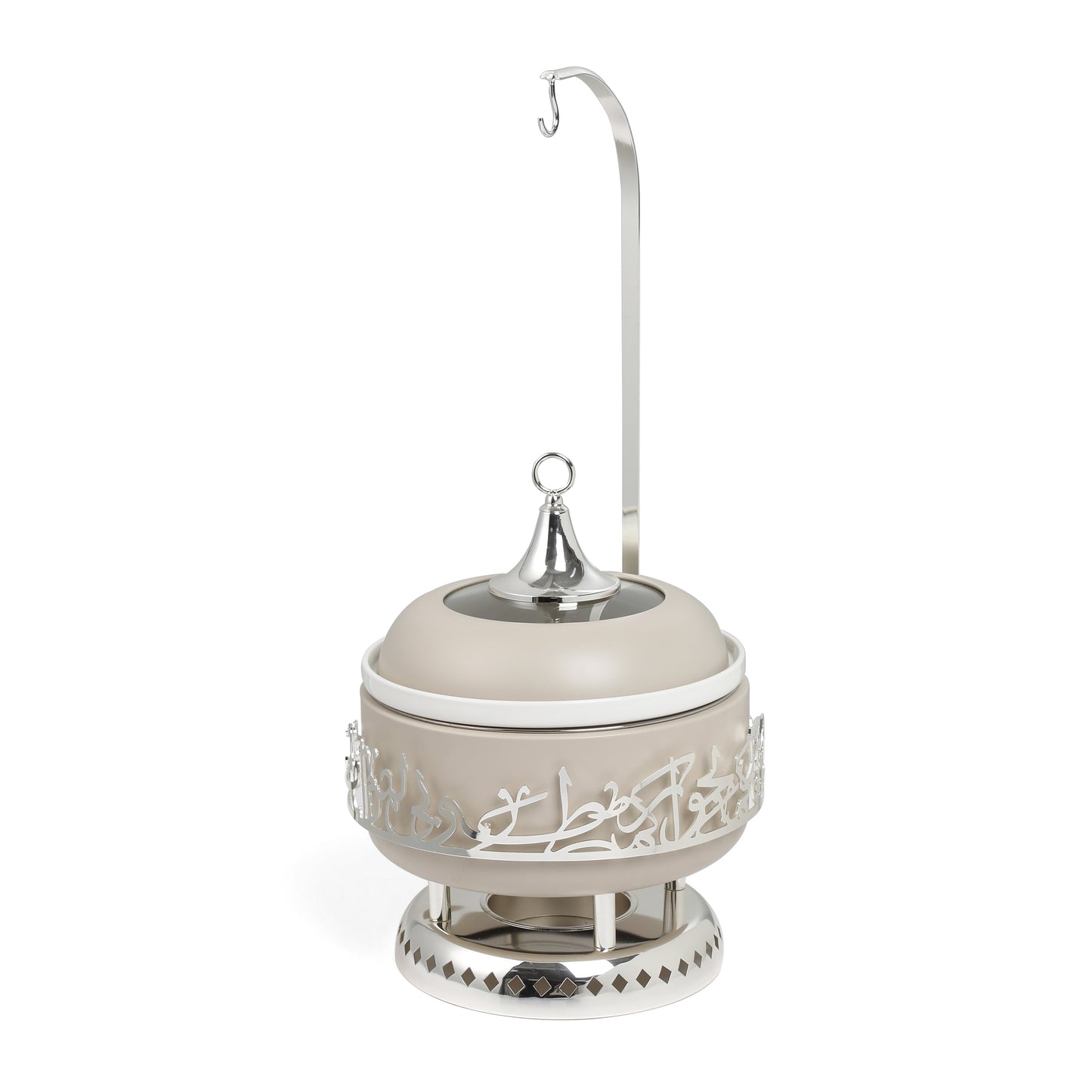 Jiwar - 4 Liters Chafer - Beige & Silver