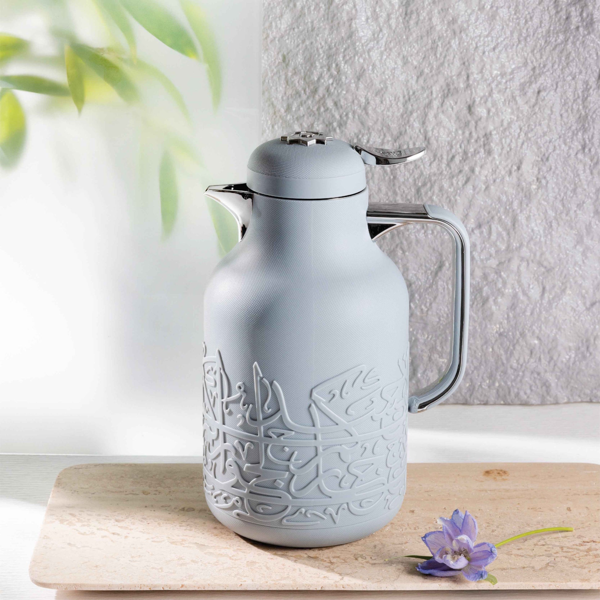 Jiwar - Vacuum Flask / Thermos - Haze Blue & Silver