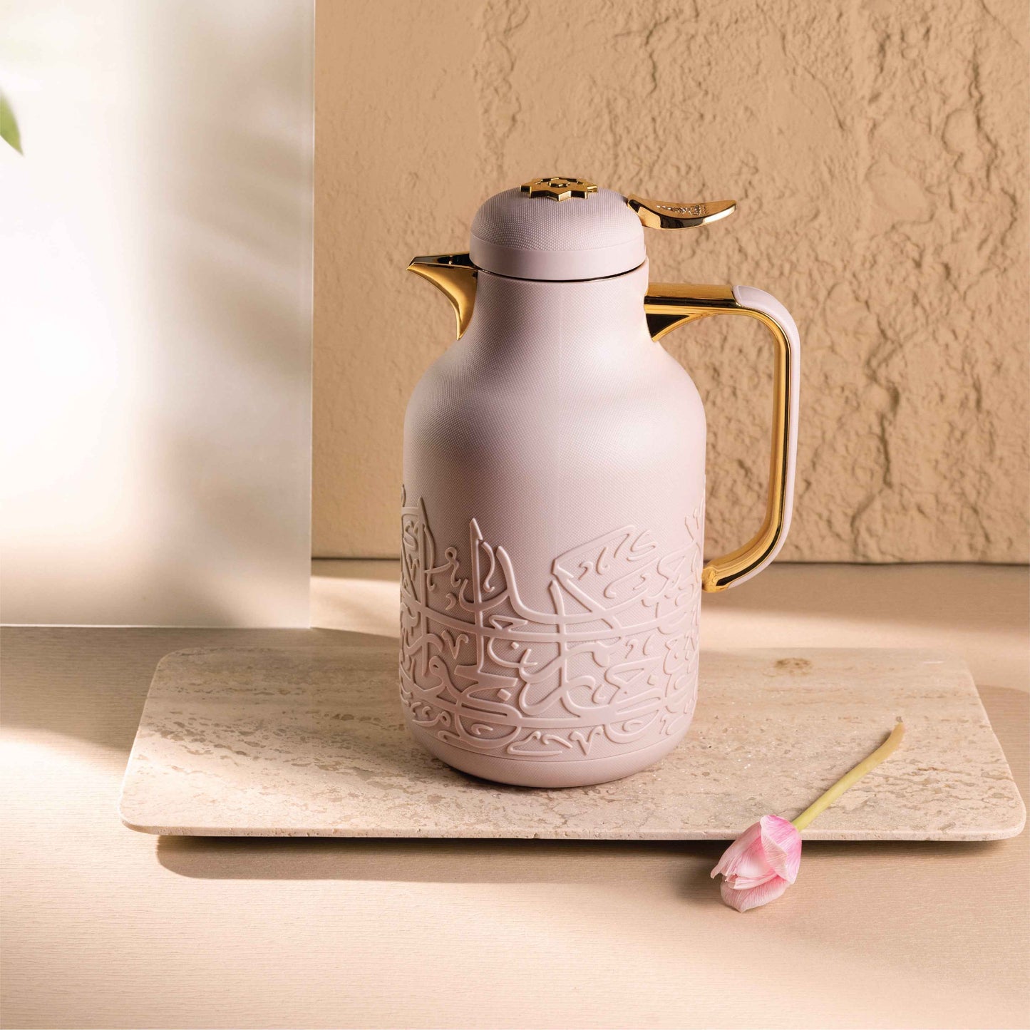 Jiwar - Vacuum Flask / Thermos - Lavender & Gold