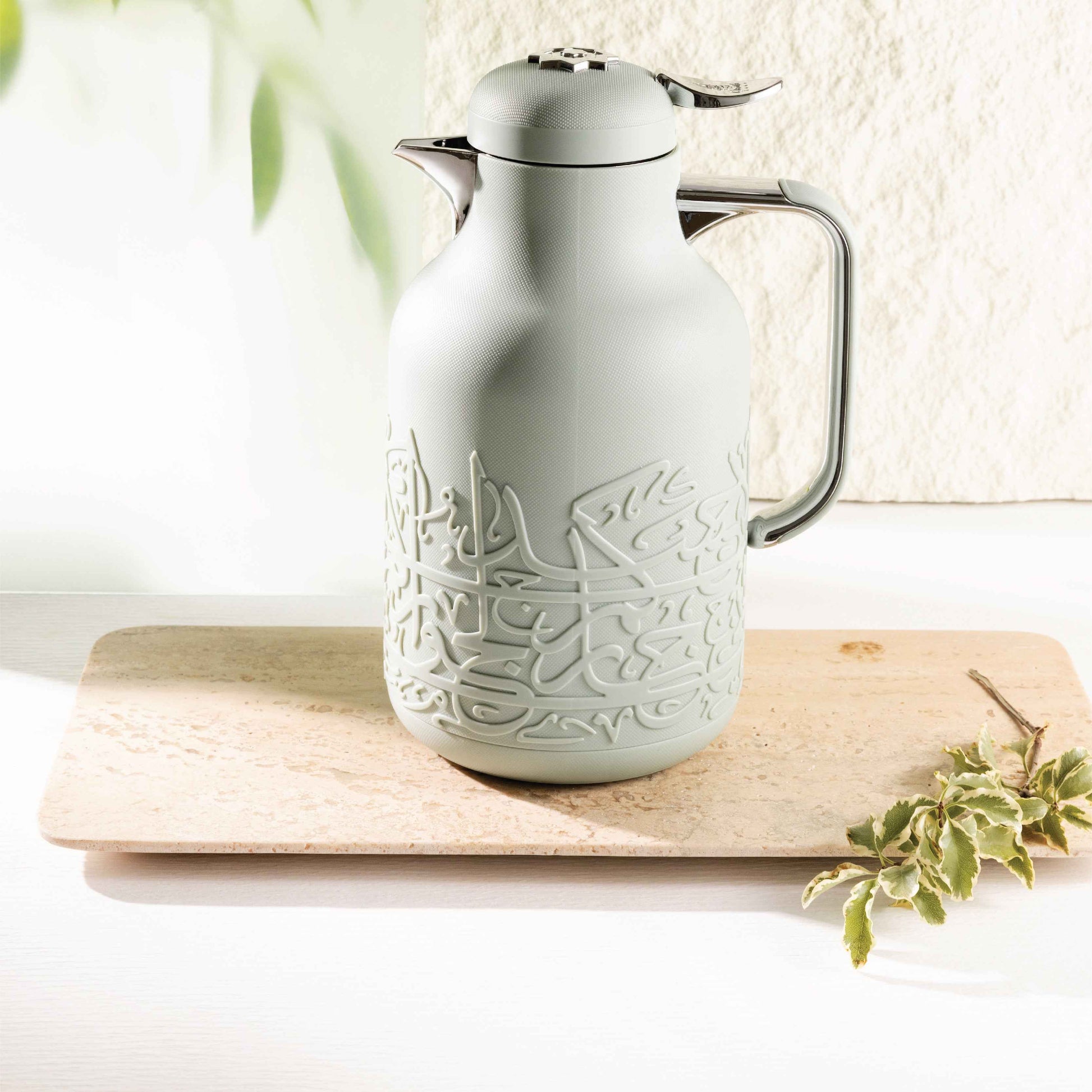 Jiwar - Vacuum Flask / Thermos - Mint Green & Silver