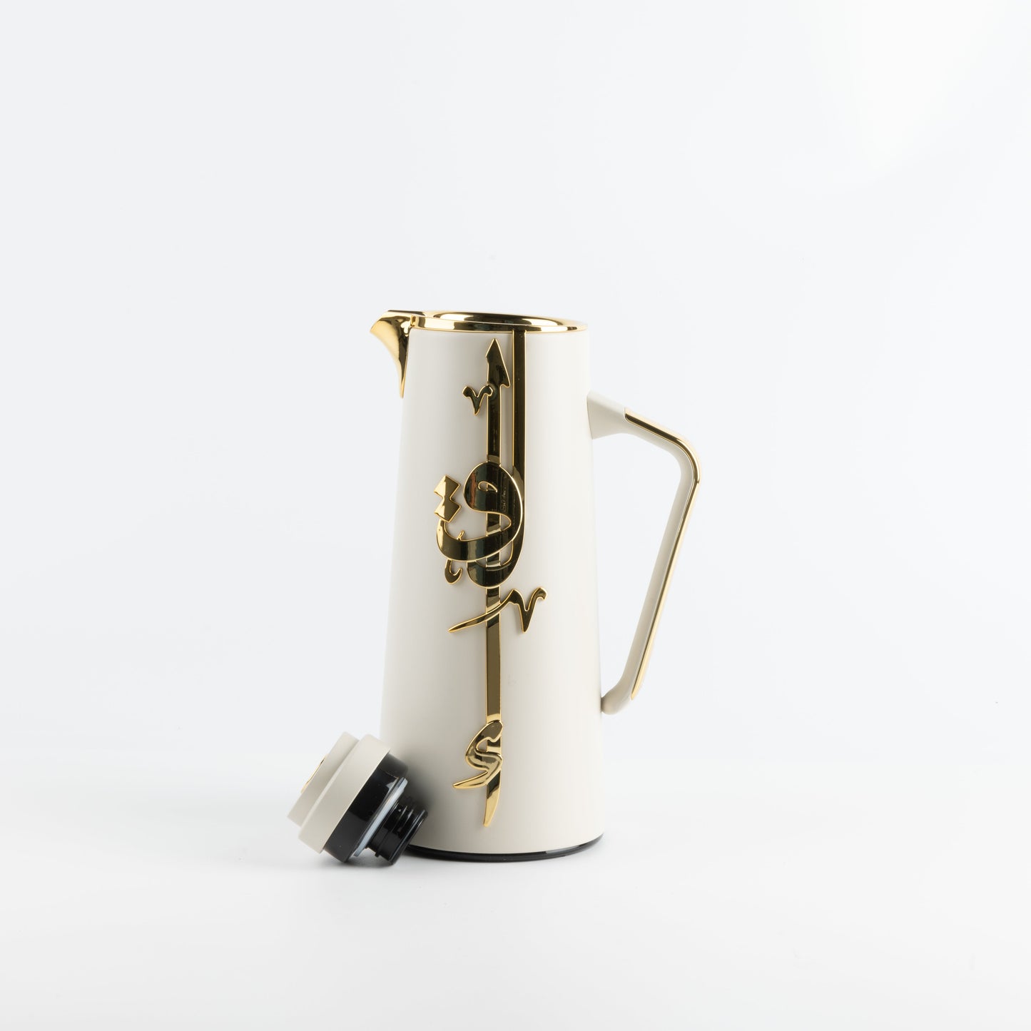 Liqa'a - Vacuum Flask / Thermos - Beige & Gold