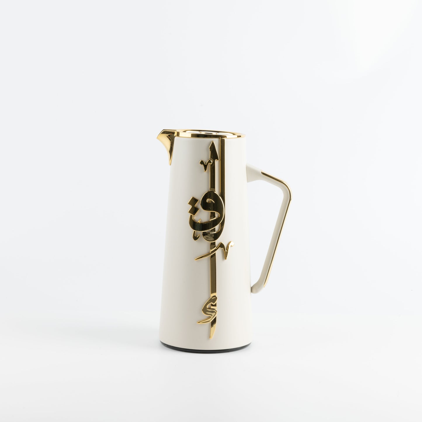 Liqa'a - Vacuum Flask / Thermos - Beige & Gold