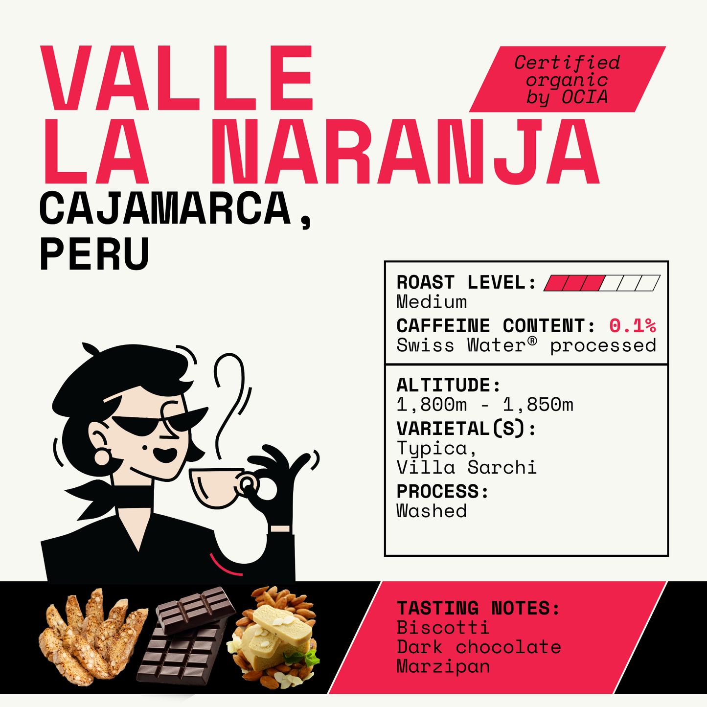 DEKÁF Peruvian Decaf Coffee Beans – Smooth & Rich Flavor