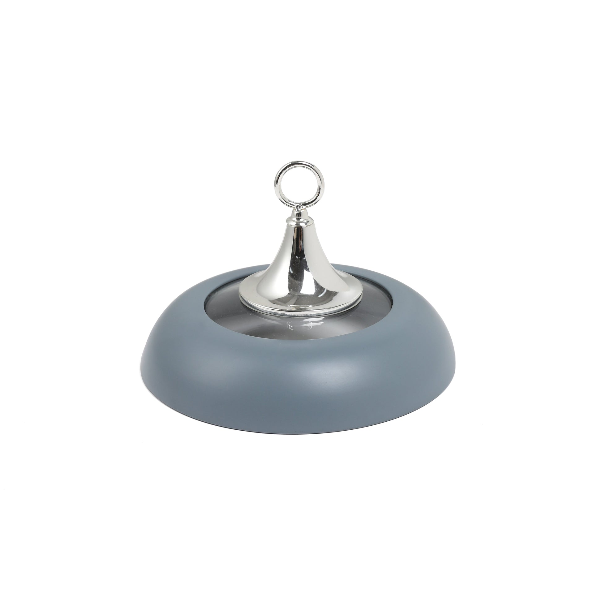 Jiwar 2.5L chafer haze blue by Otantik Home with silver lid and ring handle