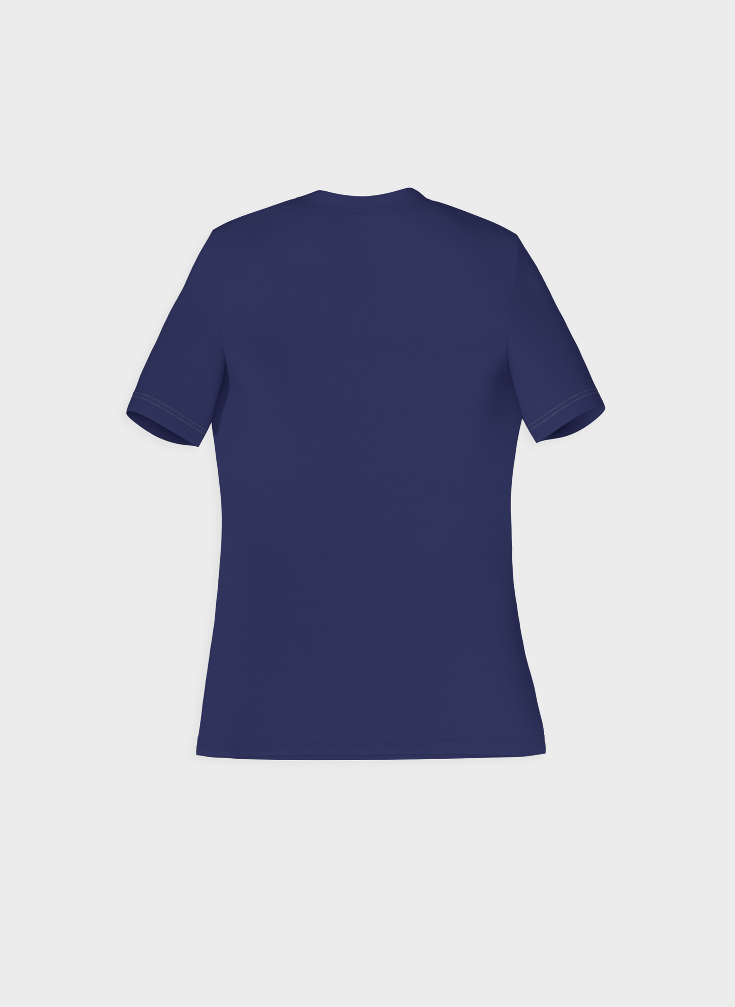 Ondine navy blue UPF 45 short sleeve t-shirt with a simple back design for sun protection