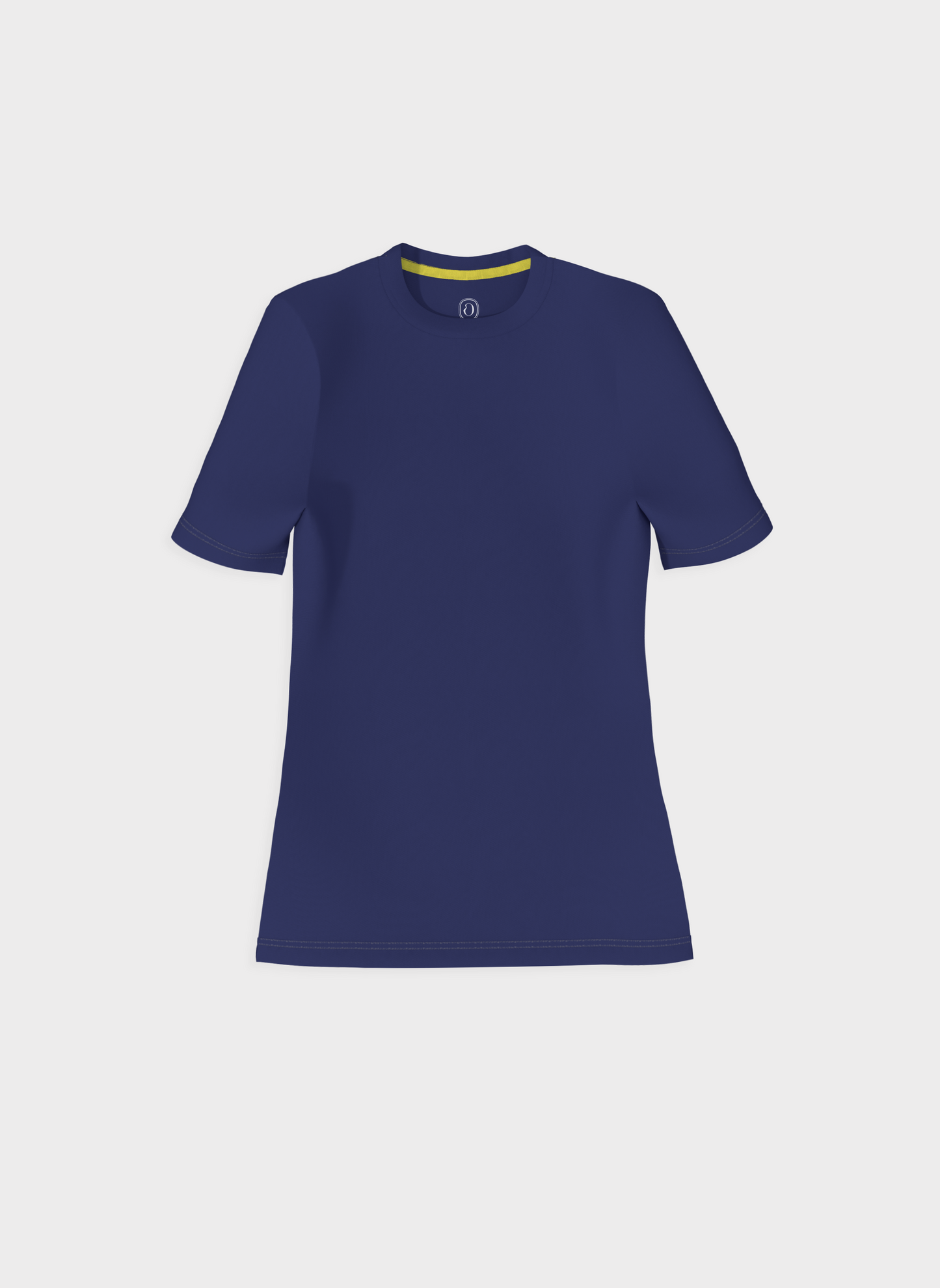 Ondine navy blue UPF 45 short sleeve t-shirt with crew neck for sun protection