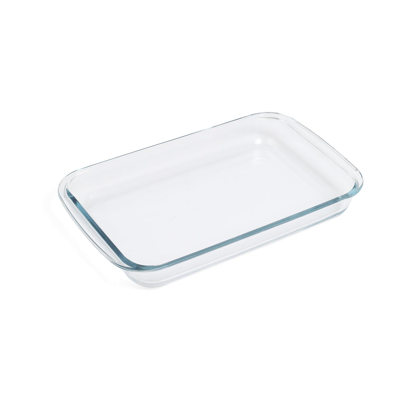 Clear rectangular pyrex chafer with cover made of heat-resistant glass by Otantik Home