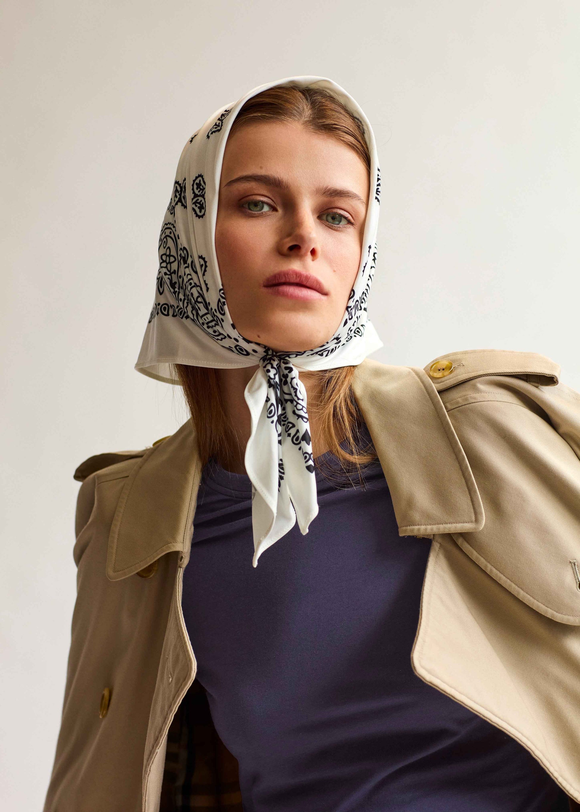 Ondine UPF 50 Swim Bandana with Stylish Paisley Print