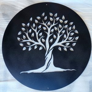 Abyss Leaf Tree Metal Sign Wall Art Home Decor